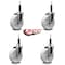Service Caster 5'' Nylon Wheel Swivel 3/4'' Expanding Stem Caster Set, 4PK SCC-EX20S514-NYS-34-4 - alternate 2
